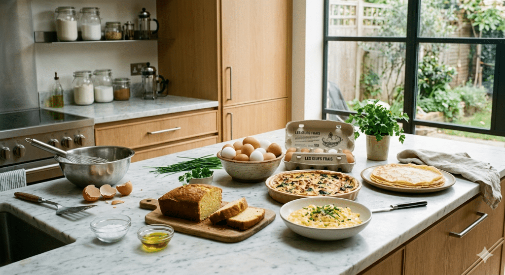 recette pour écouler des oeufs entiers