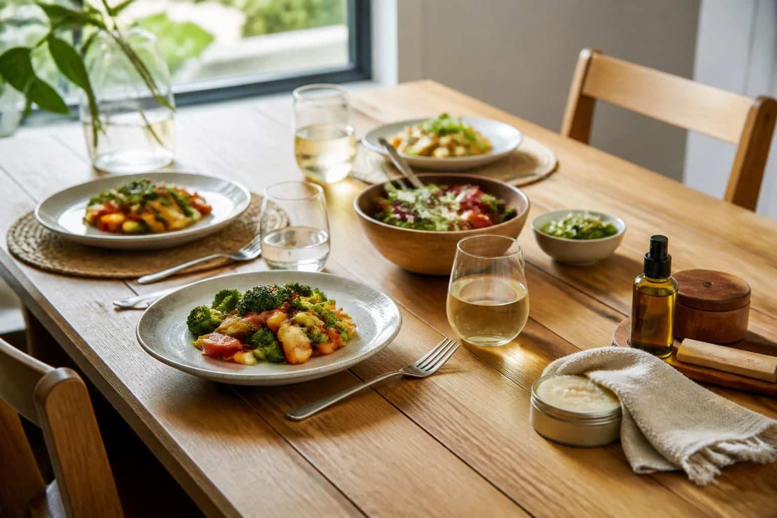 découvrez comment manger sur une table en bois sans nappe tout en la protégeant et en l'entretenant efficacement grâce à nos conseils pratiques.