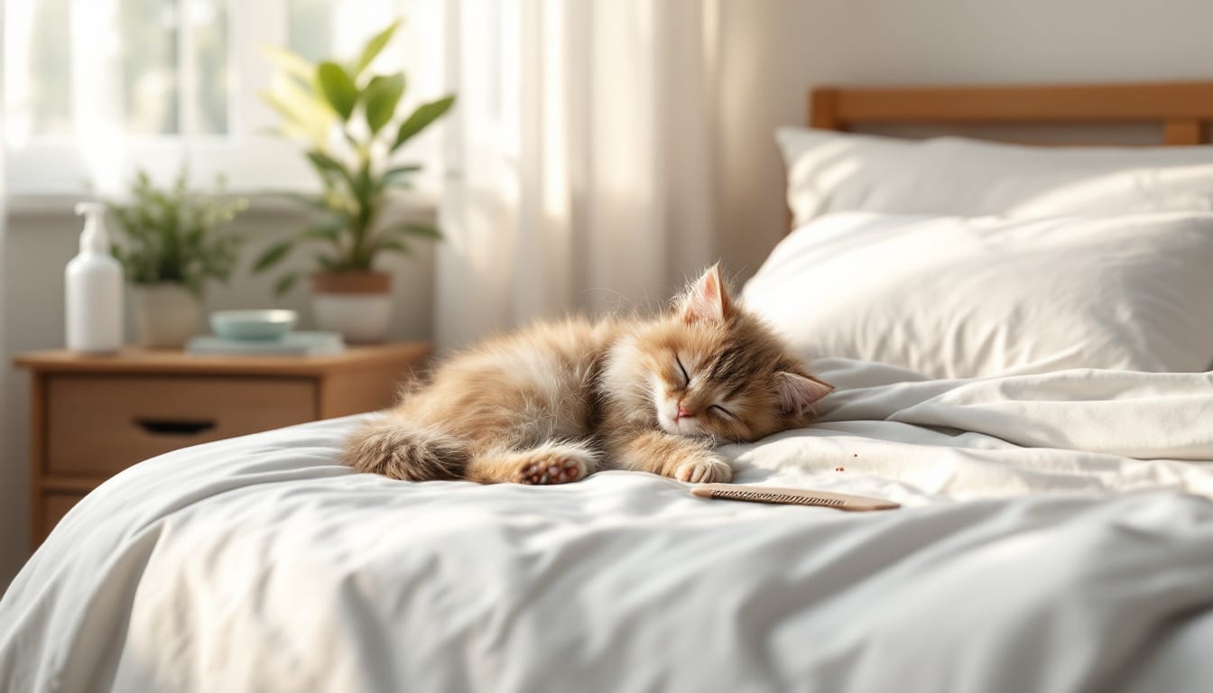 découvrez comment éliminer efficacement les puces de votre chat et protéger votre lit pour un environnement sain et confortable pour vous et votre animal.