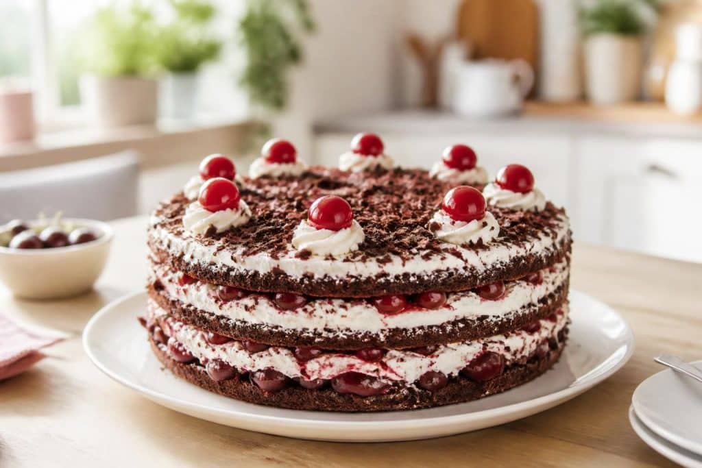 Recette forêt noire traditionnelle facile et rapide