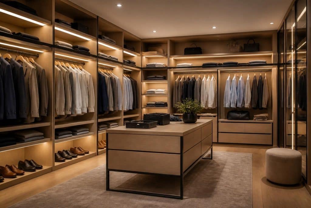 Comment éclairer un dressing efficacement : conseils et solutions pratiques